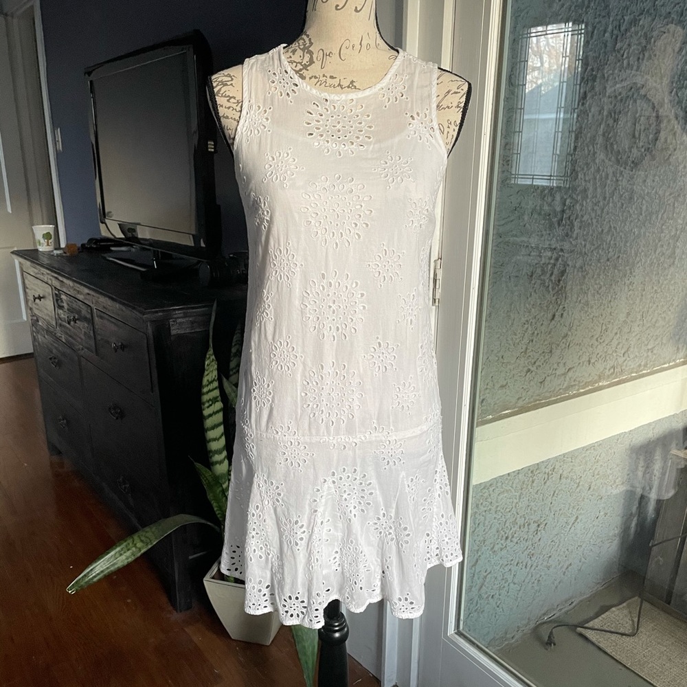 Michael by Michael Kors eyelet shift dress